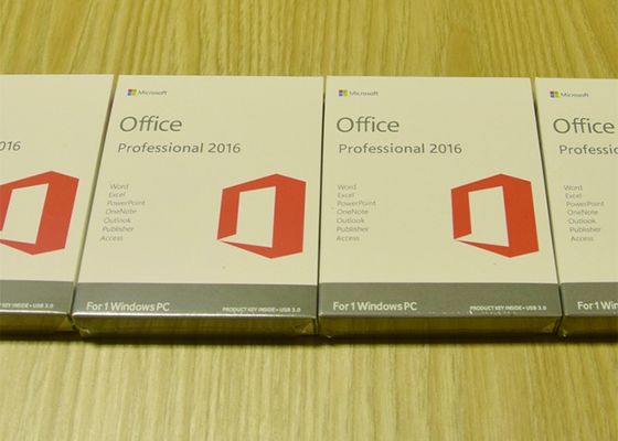 چین Office 2016 Pro FPP 64Bit نسخه کامل محصول کلید استاندارد خرده فروشی جعبه تامین کننده