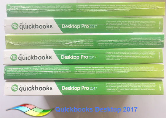 چین نسخه قدیمی QuickBooks دسکتاپ 2017 نرم افزار 1 کاربر، Quickbooks دسک تاپ حقوق و دستمزد تامین کننده