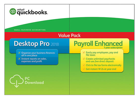 چین QuickBooks Pro 2017 با سیستم حسابداری حقوق و دستمزد تامین کننده