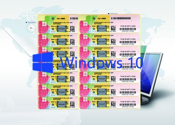 چین مایکروسافت Win 10 Pro کد محصول کلیدی ویندوز 10 محصول کلیدی در سراسر جهان تامین کننده