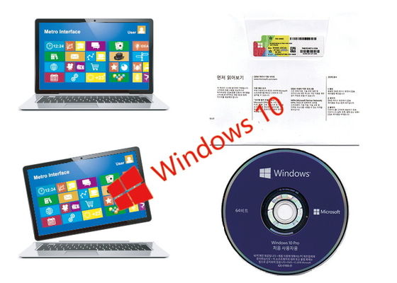چین مایکروسافت مایکروسافت تأیید شده مایکروسافت ویندوز 10 Pro 64bit دی وی دی OEM برای استفاده از کامپیوتر تامین کننده