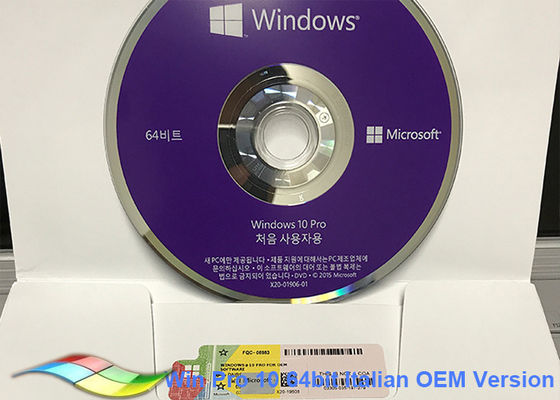 چین کروم ویندوز 10 Pro OEM Sticker / مایکروسافت ویندوز نرم افزار MS Partner تامین کننده