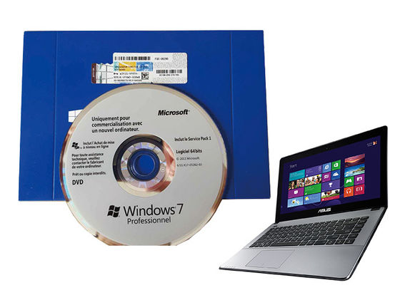 چین 64 بیتی 64 بیتی Windows 7 Professional Retail Pack MS Certified for Business تامین کننده