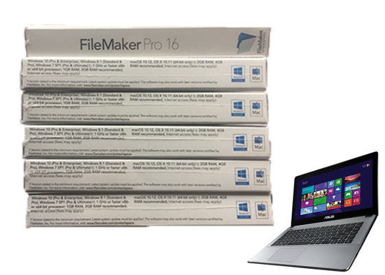 چین 100٪ اصلی FileMaker Pro 16 نرم افزار آنلاین نرم افزار Filemaker Pro ویندوز 7 را فعال کنید تامین کننده