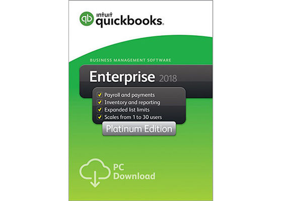 چین 100٪ خلاصه اصلی Quickbooks Enterprise Platinum 2018 PC دانلود تامین کننده