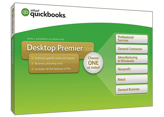 چین نسخه حرفه ای QuickBooks Pro 2017 با Payroll 4 User، QuickBooks Enterprise 2017 تامین کننده