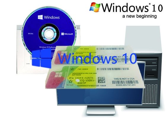 چین Windows 10 Brand New Home OEM Pack، Computer Language Optional 100٪ Original تامین کننده