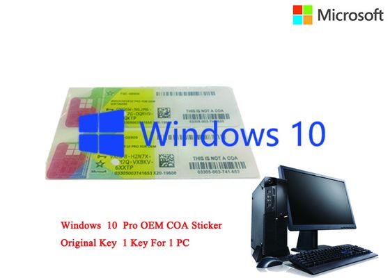 چین تابلو اعلانات COA ژاپنی Windows 10 Pro Online Activate License Sticker تامین کننده