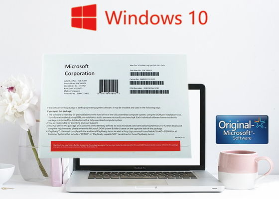 چین Windows Pro Sticker / Windows 10 Pro OEM Sticker بدون محدودیت زبان تامین کننده